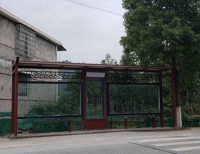 不锈钢公交站台老品牌值得信赖来图加工定制