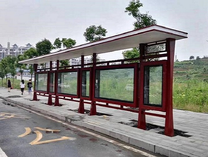 醴陵不锈钢公交站台质量广受好评