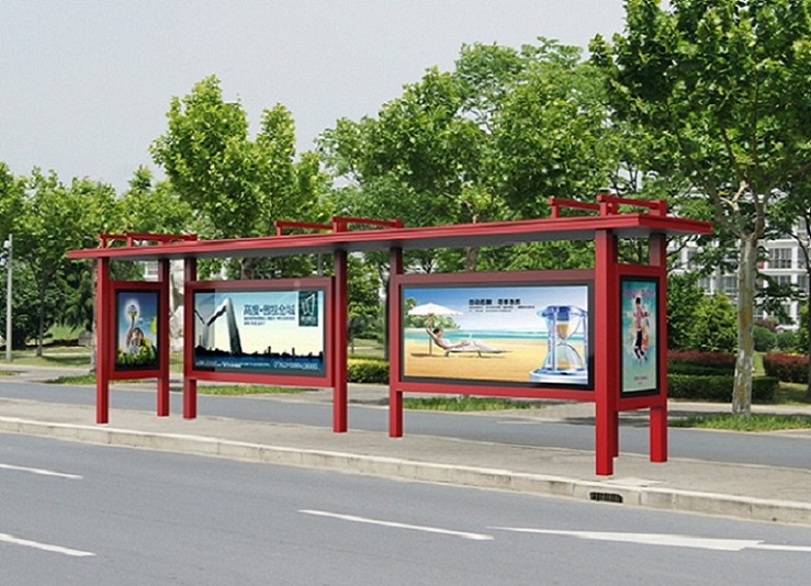不锈钢公交站台-一家专业的厂家当地供应商