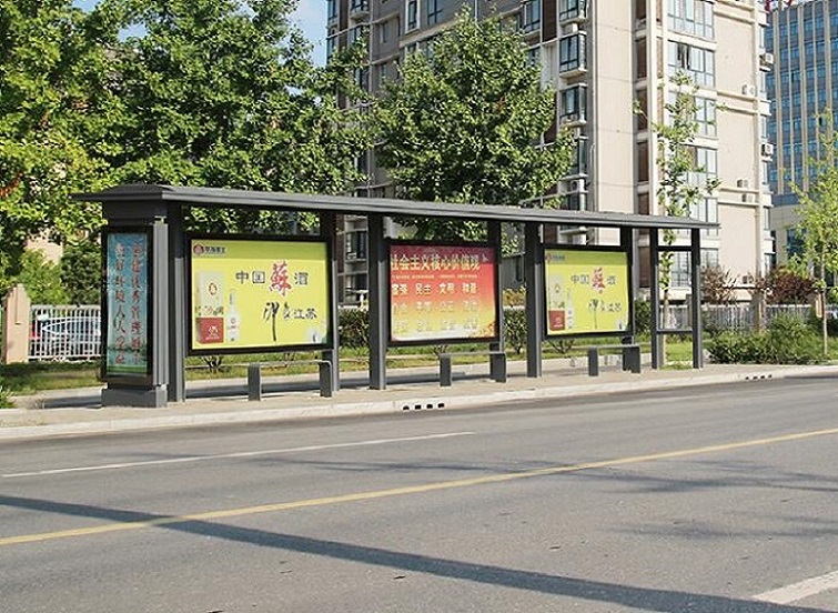 宜昌不锈钢公交站台特点
