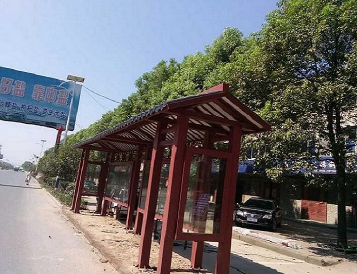 牡丹江海林不锈钢公交站台厂家支持定制